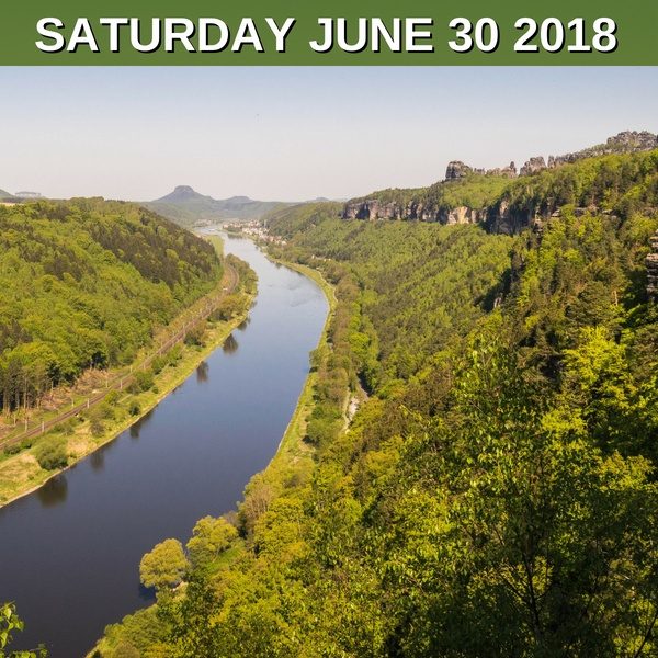 River Elbe and Elbe Sandstone Mountains