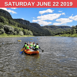 Rafting on the Elbe