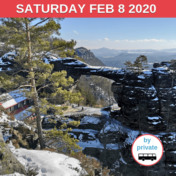 Let's hike to Pravcicka Gate in the winter (crowds-free)!