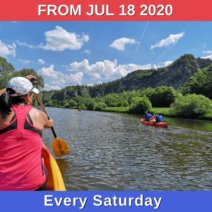 Let's go canoeing! Every Saturday!