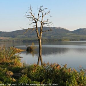 Reservoir Nové mlýny and the Pavlov hills (source: Wikipedia)