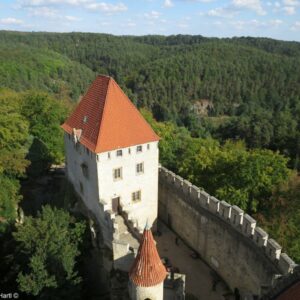 Kokorin Castle - view from the tower