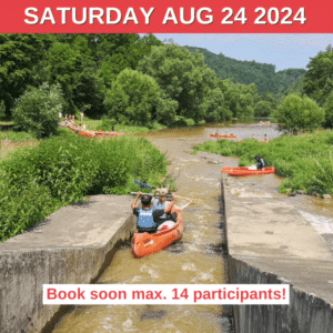 Let's canoe from Sázava to Chocerady!