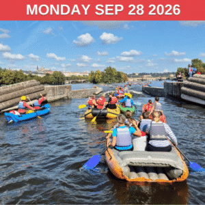 3 Weirs: Rafting on the Vltava in Prague! Sep 28 2026